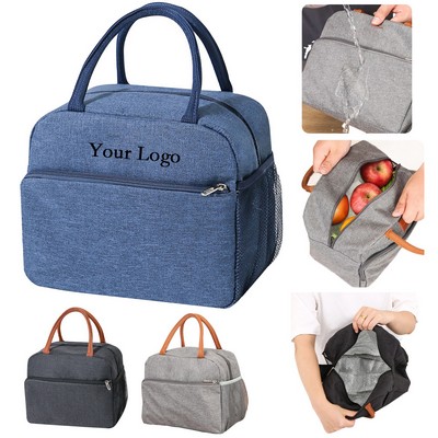 Oxford Cloth Insulated Lunch Box Bag