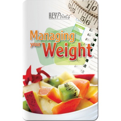 Key Points - Managing Your Weight